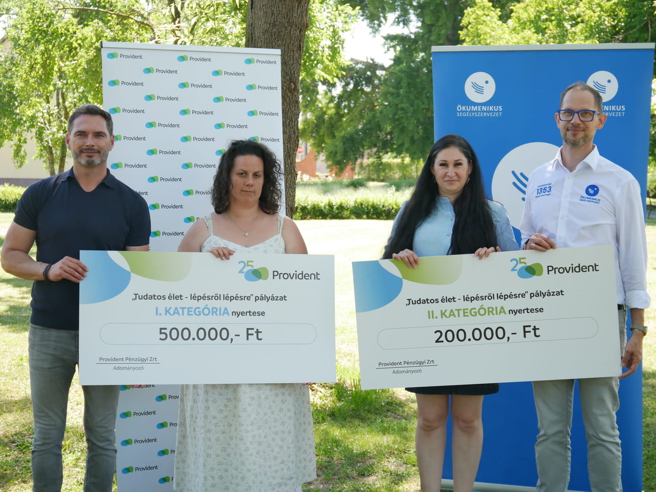 „Tudatos élet – lépésről lépésre” pályázat